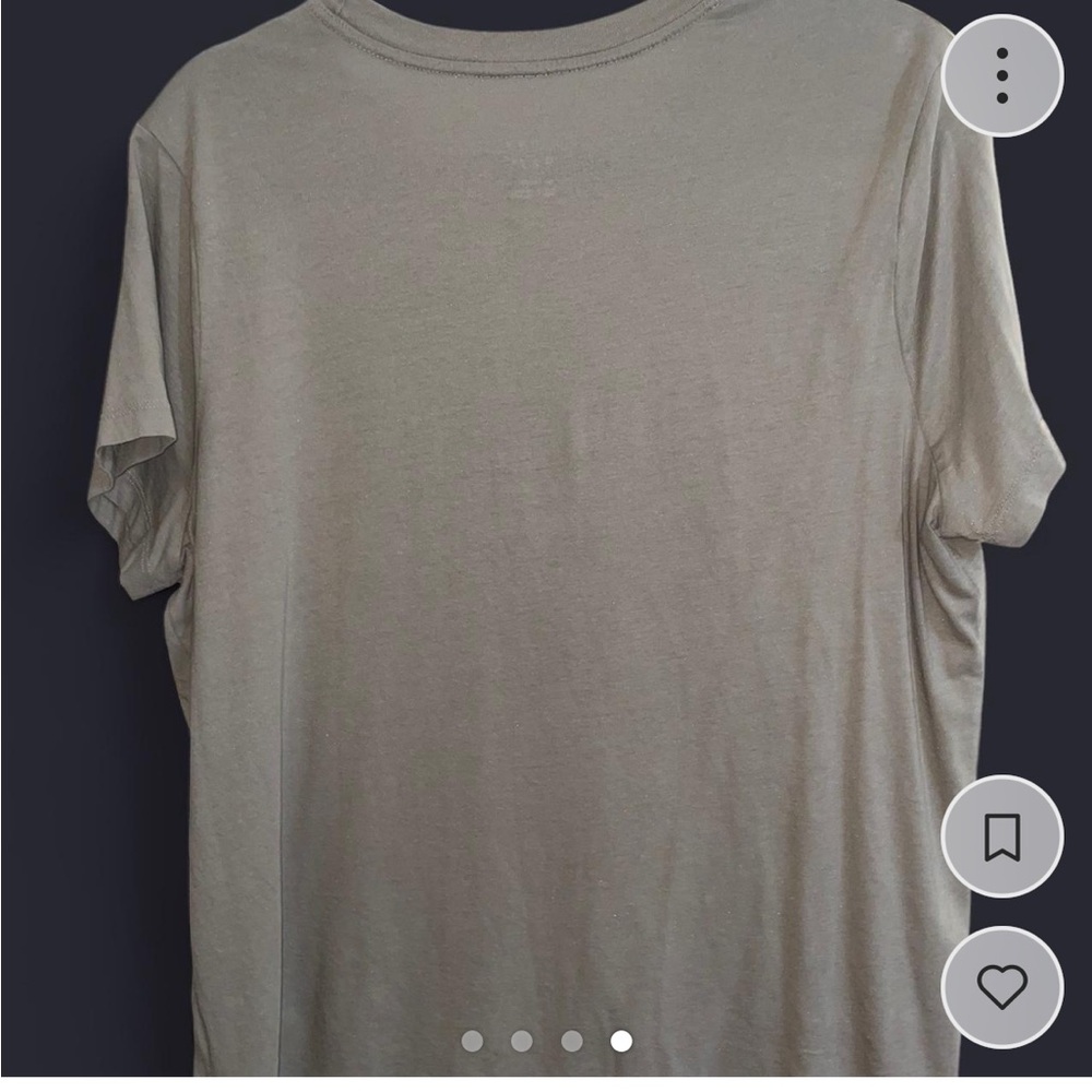 Basic taupe tee - Picture 2 of 4